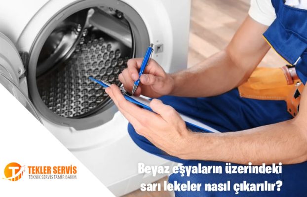 Beyaz eşyaların üzerindeki sarı lekeler nasıl çıkarılır?