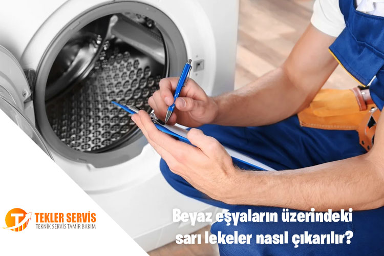 Beyaz eşyaların üzerindeki sarı lekeler nasıl çıkarılır?